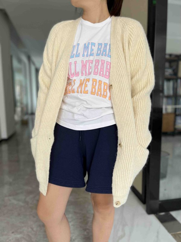 pure color knitwear for women casual single--breasted knit cardigans - Image 4
