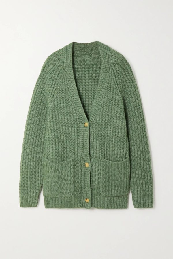 pure color knitwear for women casual single--breasted knit cardigans - Image 2